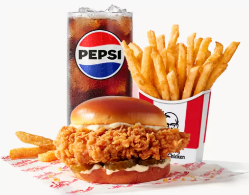 KFC Classic Chicken Sandwich Combo